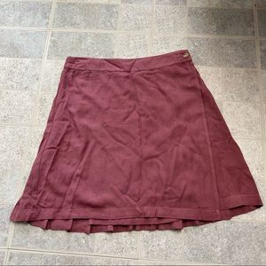 NWT Sim & Sam Urban Sample Mauve Mini Wrap Skirt